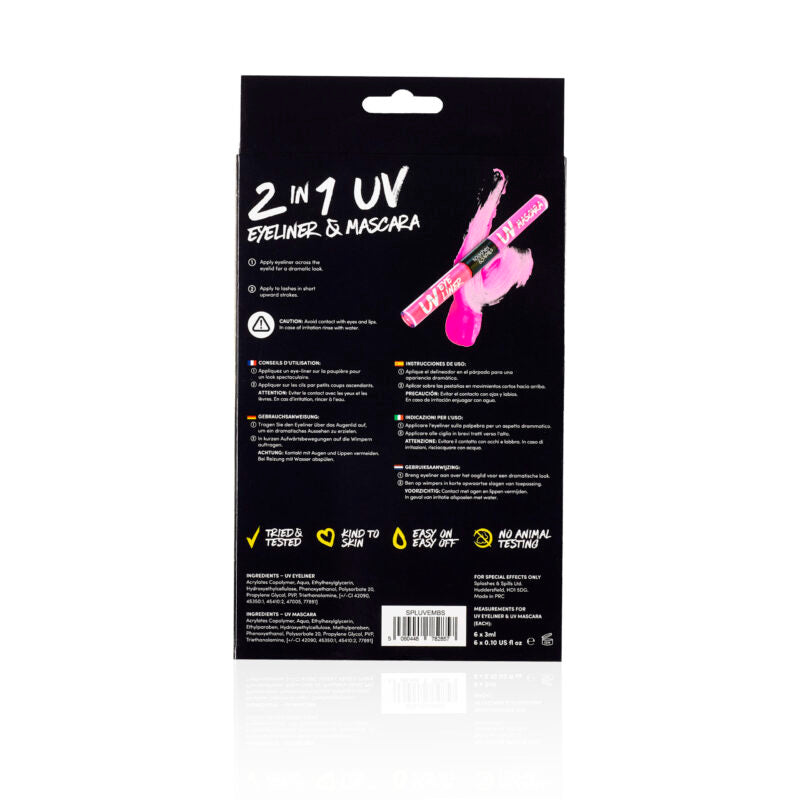 2 in 1 UV Eyeliner & Mascara Duo Boxset