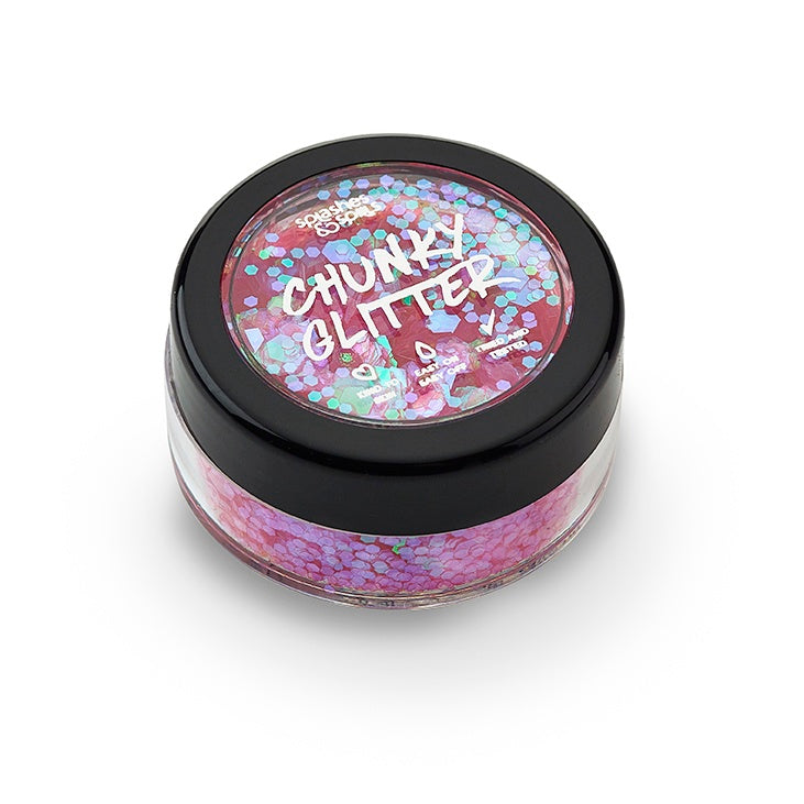 Iridescent Chunky Glitter Yellow
