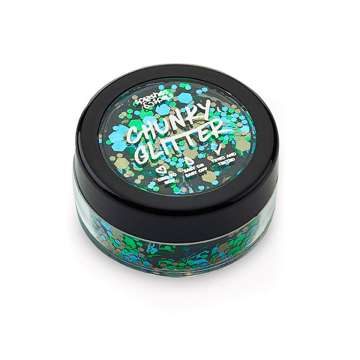 Chunky Glitter Emerald Blue