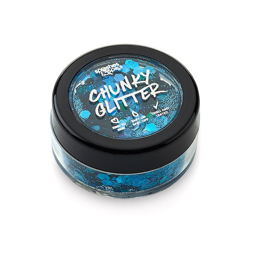 Holographic Chunky Glitter Dark Blue