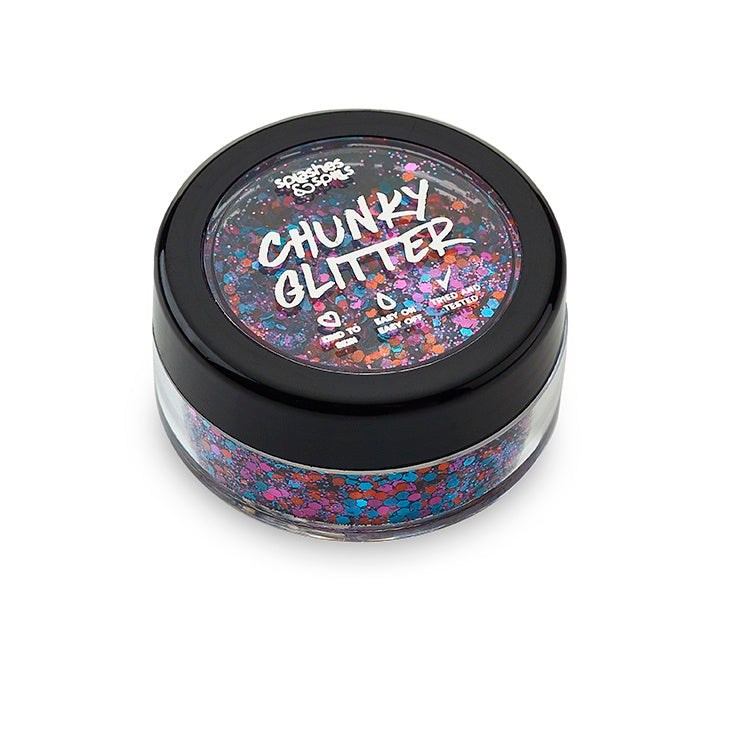 Holographic Chunky Glitter Silver