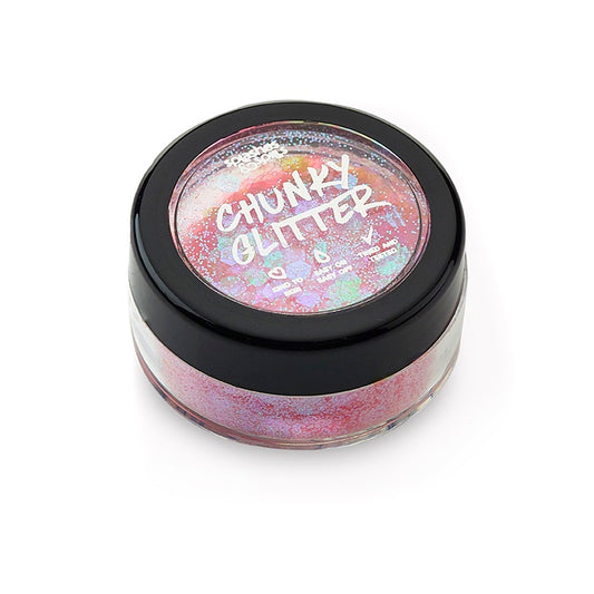 Iridescent Chunky Glitter Fairy Pink