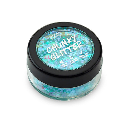 Iridescent Chunky Glitter Mermaid Blue