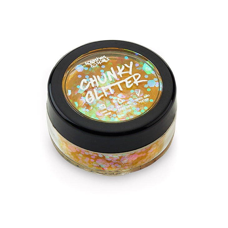 Iridescent Chunky Glitter Pink