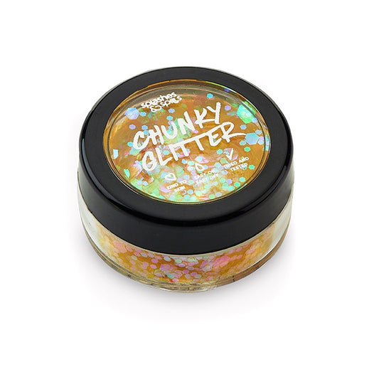 Iridescent Chunky Glitter Fairy Pink