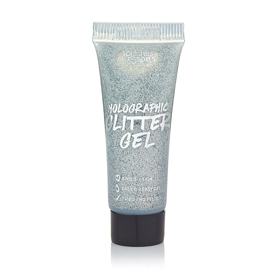 Holographic Glitter Gel Silver