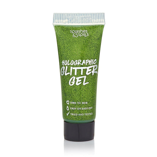 Holographic Glitter Gel Green