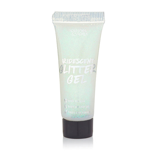 Iridescent Glitter Gel White