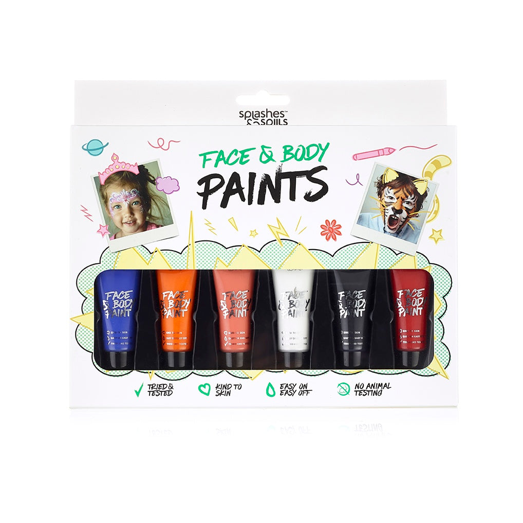 10ml Childrens Face & Body Paint Boxset