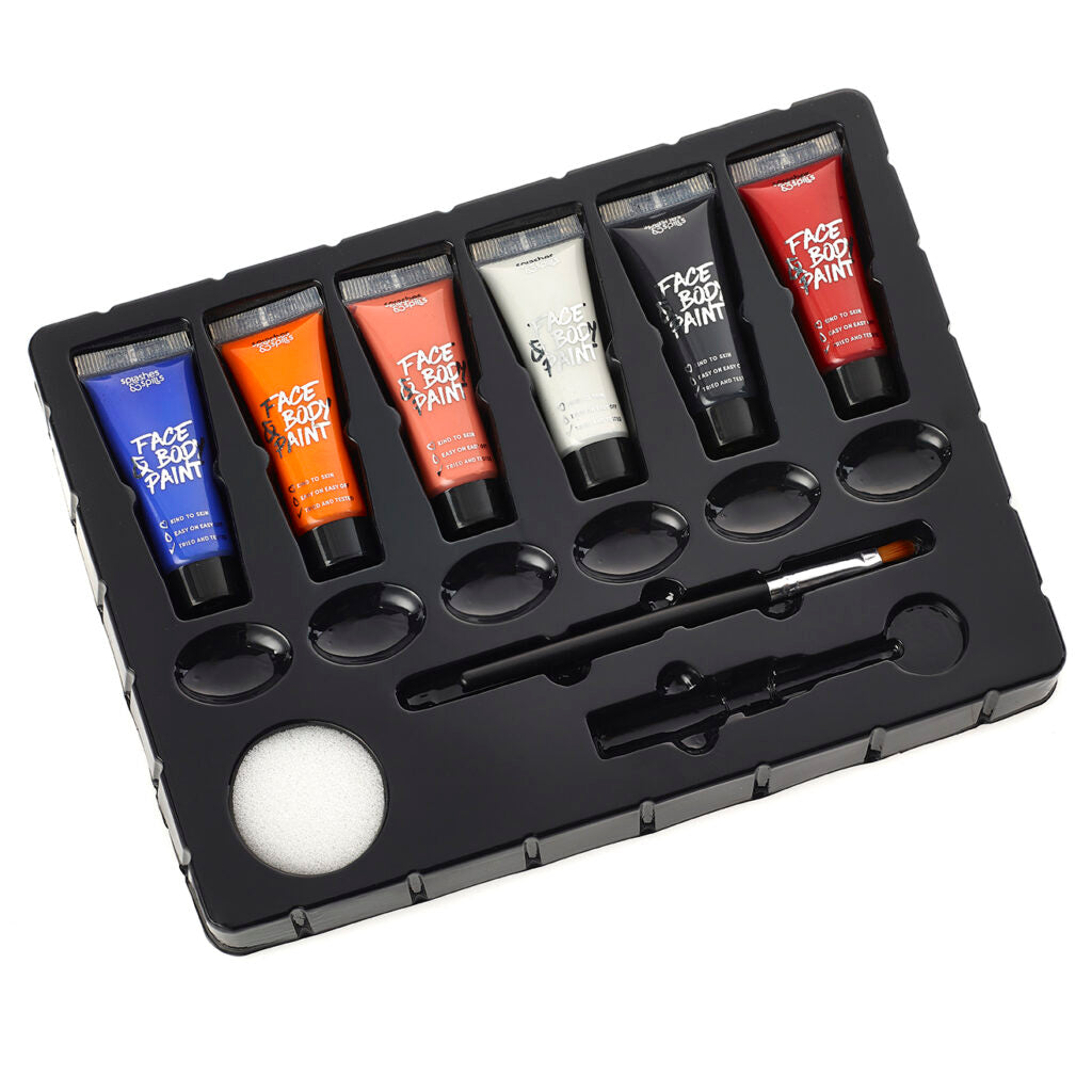 10ml Childrens Face & Body Paint Boxset