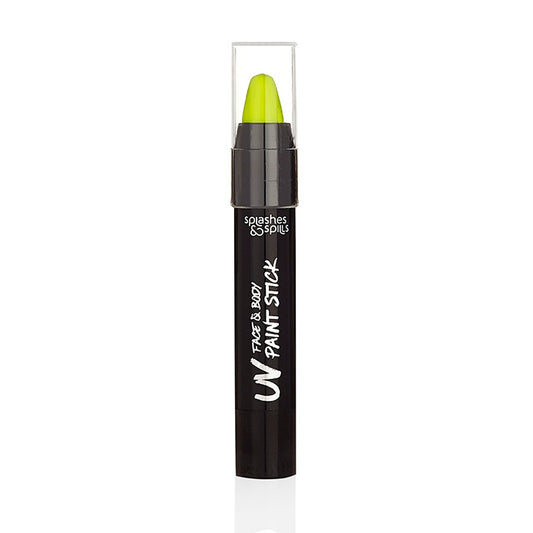 UV Face & Body Paint Stick Yellow