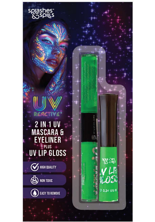 UV Reactive 2 in 1 Mascara and Eyeliner